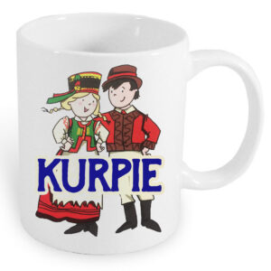 Kubek ceramiczny Kurpiowska para - tradycja na zawsz