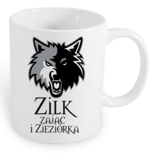 Kubek ceramiczny Kurpiowski Wilk - Zilk