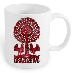 Kubek ceramiczny Kurpiowskie Drzewo z Drążdżewa
