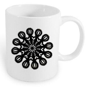 Kubek ceramiczny Kurpiowskie Ornamenty