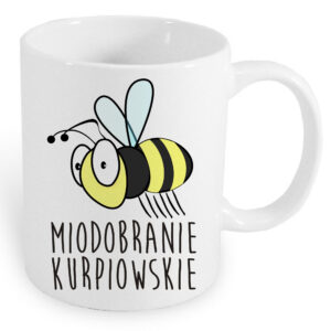 Kubek ceramiczny Miodobranie Kurpiowskie