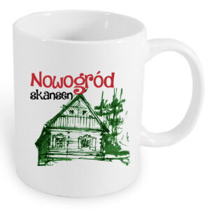 Kubek ceramiczny Nowogród - Tradycja Kurpiów w Skansenie