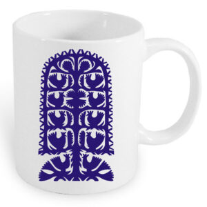 Kubek ceramiczny Ptasi Motyw Kurpiowski