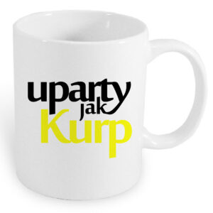 Kubek ceramiczny Uparty jak kurp