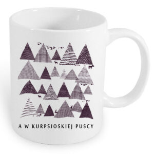 Kubek ceramiczny W sercu Puszczy Kurpiowskiej