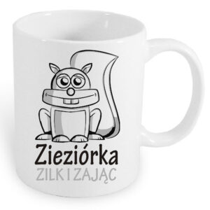 Kubek ceramiczny Zieziórka z Kurpiowskiego Lasu