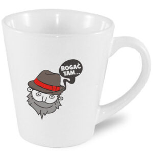 Kubek latte Bogać Tam - Folkowy Vibe