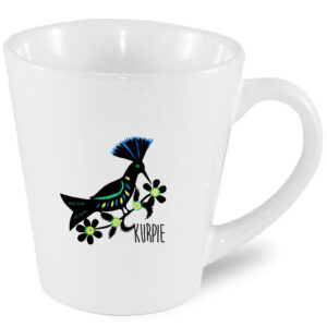 Kubek latte Folkowy Ptak z Kurpi