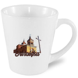 Kubek latte Kościół św Wojciecha w Ostrołęce