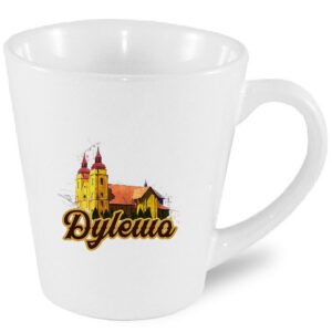 Kubek latte Kościół w Dylewie