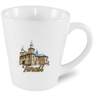 Kubek latte Kościół w Turoślu