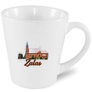 Kubek latte Kościół w Zalas