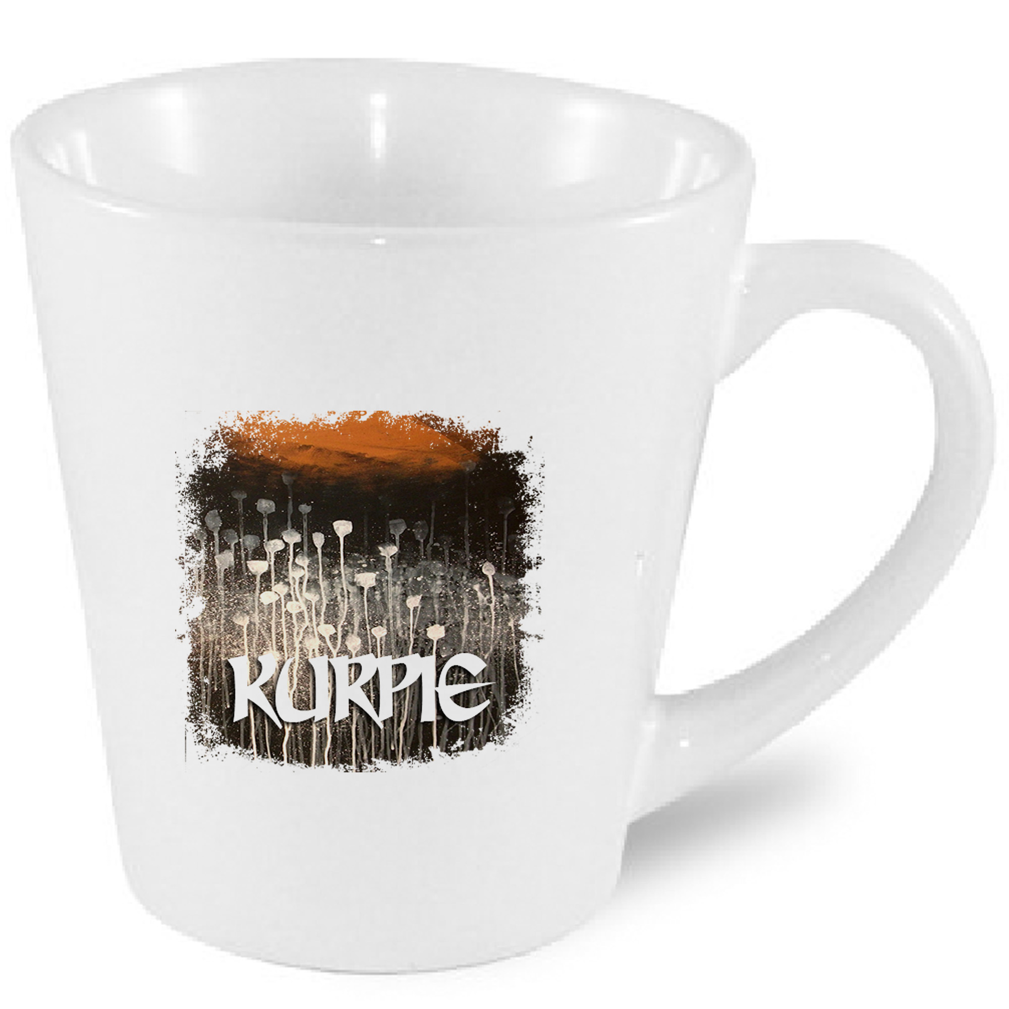 Kubek latte Kurpie - Kwiaty Kurpiowskiej Ziemi