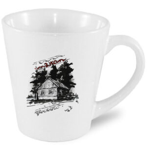 Kubek latte Kurpie - Tradycja w Drewnie