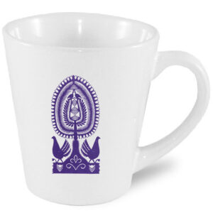 Kubek latte Kurpie - Tradycja w Wycinance