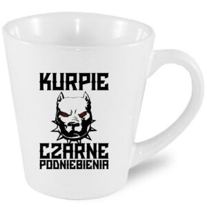 Kubek latte Kurpiowskie czarne podniebienie
