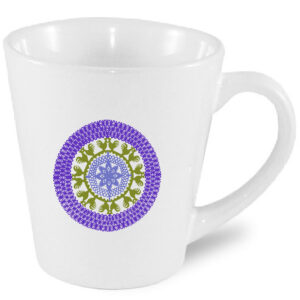 Kubek latte Ptaki Puszczy - Serce Kurpi