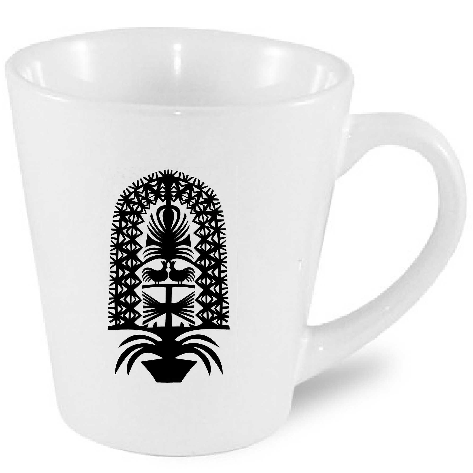 Kubek latte Tradycja w Wycinance Kurpiowskiej