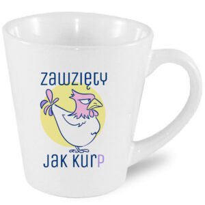 Kubek latte Zawzięty jak Kurp