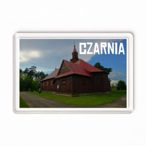 Magnes akrylowy Drewaniany kościół Czarnia
