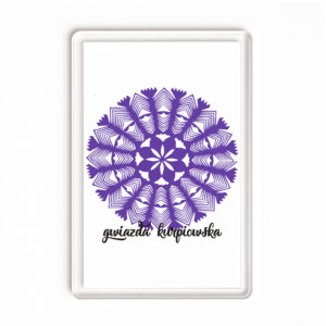 Magnes akrylowy Folkowa Gwiazda Kurpi