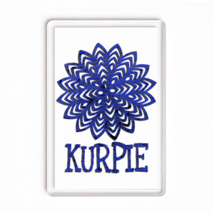 Magnes akrylowy Folkowa Mandala Kurpi