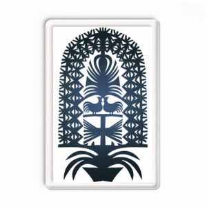 Magnes akrylowy Folkowe Oblicze Kurpi