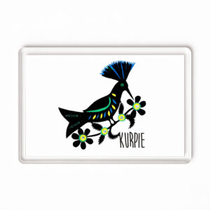 Magnes akrylowy Folkowy Ptak z Kurpi