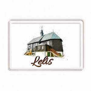 Magnes akrylowy Kościół w Lelis