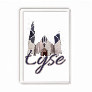 Magnes akrylowy Kościół w Łysych