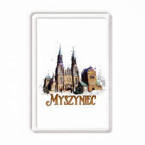 Magnes akrylowy Kościół w Myszyńcu