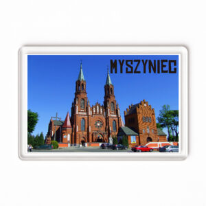 Magnes akrylowy Kościół w Myszyńcu