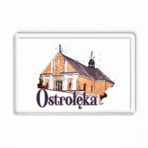 Magnes akrylowy Kościół w Ostrołęce