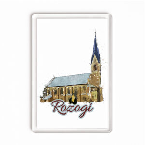 Magnes akrylowy Kościół w Rozogach