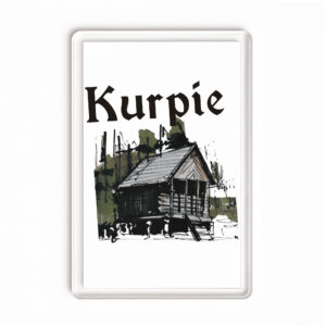 Magnes akrylowy Kurpie - Drewniane Serce Polski