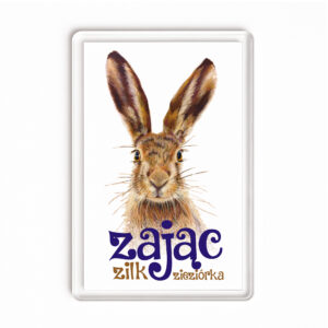 Magnes akrylowy Kurpie - Kraina Zająca