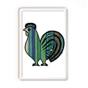 Magnes akrylowy Kurpiowski Kogut Ludowy