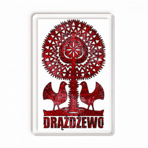 Magnes akrylowy Kurpiowskie Drzewo z Drążdżewa