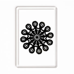 Magnes akrylowy Kurpiowskie Ornamenty
