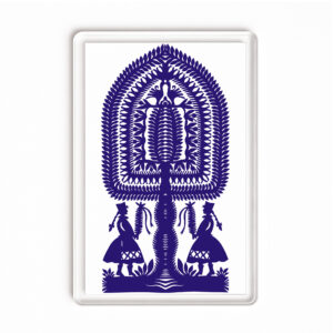 Magnes akrylowy Wycinanka Kurpiowska - Moc Tradycji