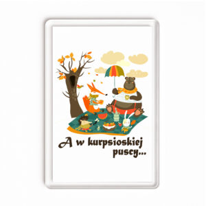 Magnes akrylowy Zwierzęta z Kurpiowskiej Kniei