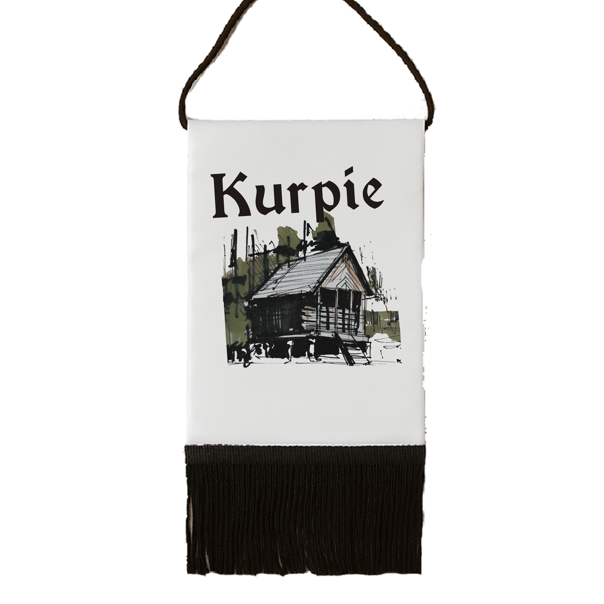 Proporczyk pamiątkowy Kurpie - Drewniane Serce Polski