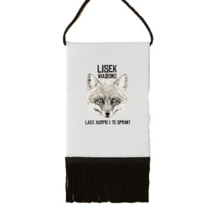 Proporczyk pamiątkowy Lisek wiadomo. Lasy Kurpie i te sprawy