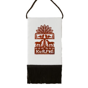 Proporczyk pamiątkowy Ptaki i Konie - Symbol Kurpiów