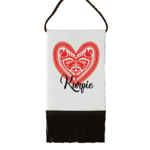 Proporczyk pamiątkowy Serce z Kurpiowskiej Wycinanki