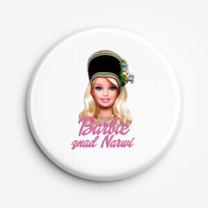 Przypinka pamiątkowa Barbie Made in Kurpie