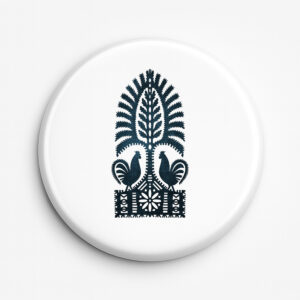 Przypinka pamiątkowa Folkowa Sztuka Kurpiów