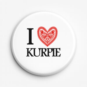 Przypinka pamiątkowa Kocham Kurpie