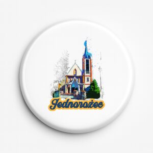 Przypinka pamiątkowa Kościół w Jednorożcu