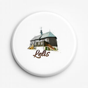 Przypinka pamiątkowa Kościół w Lelis